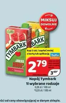 Napój Tymbark promocja w Delfin