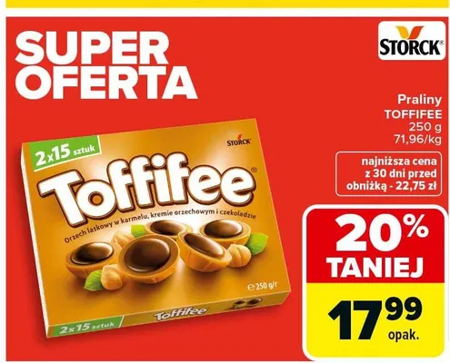 Praliny Toffifee promocja w Carrefour