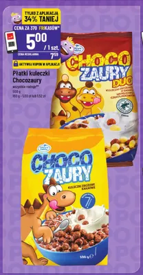 Płatki kuleczki Chocozaury kakaowe promocja w POLOmarket