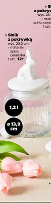 Słoik z pokrywką 13,9 cm 1,2 l promocja w Netto