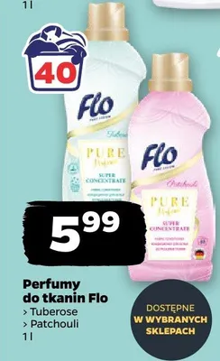 Perfumy do tkanin Flo Patchouli promocja w Netto