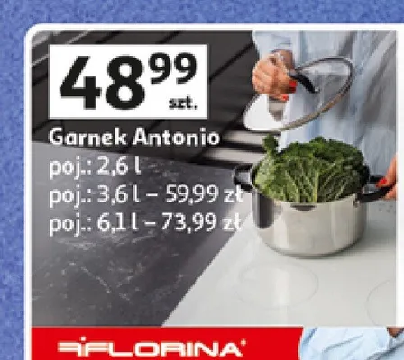Garnek Antonio Florina 2,6 l promocja w Auchan