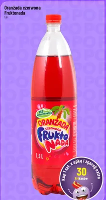 Oranżada czerwona Fruktonada promocja w POLOmarket