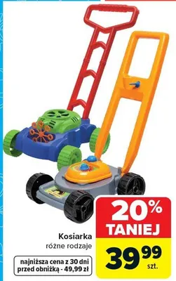 Kosiarka zabawka promocja w Carrefour