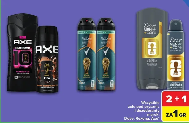 Dezodorant AXE Dark Temptation Limited Edition promocja w Carrefour Market