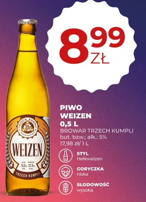 Piwo Weizen promocja w Duży Ben