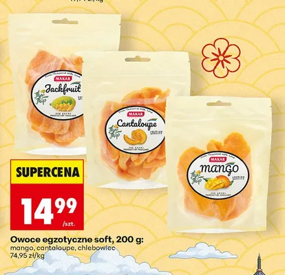 Owoce egzotyczne soft Mango Makar Thai Thip promocja w Biedronka