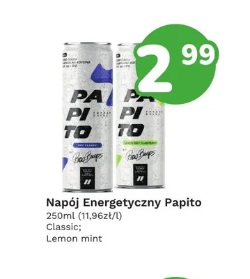 Napój energetyczny Classic Papito promocja w Limonka