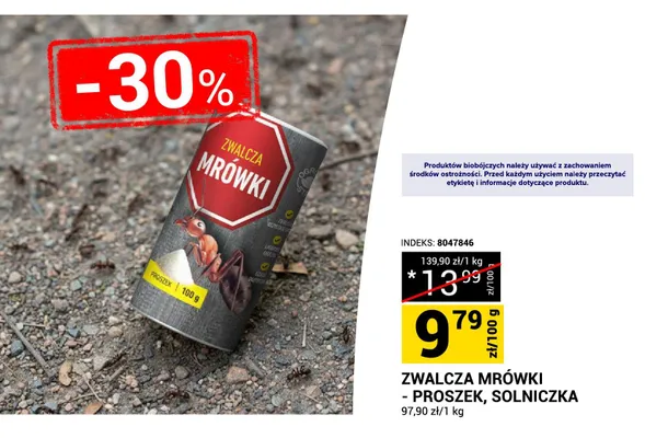 Zwalcza mrówki - proszek, solniczka promocja w Merkury Market