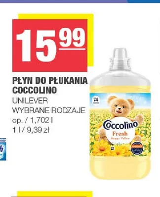 Płyn do płukania Coccolino Fresh promocja w SPAR