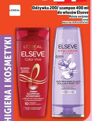 Szampon do włosów L'Oreal Elseve promocja w TOPAZ