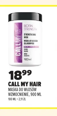 Maska do włosów wzmocnienie Call My Hair promocja w Drogerie Natura