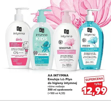 Żel do higieny intymnej AA Intymna Fresh promocja w Kaufland