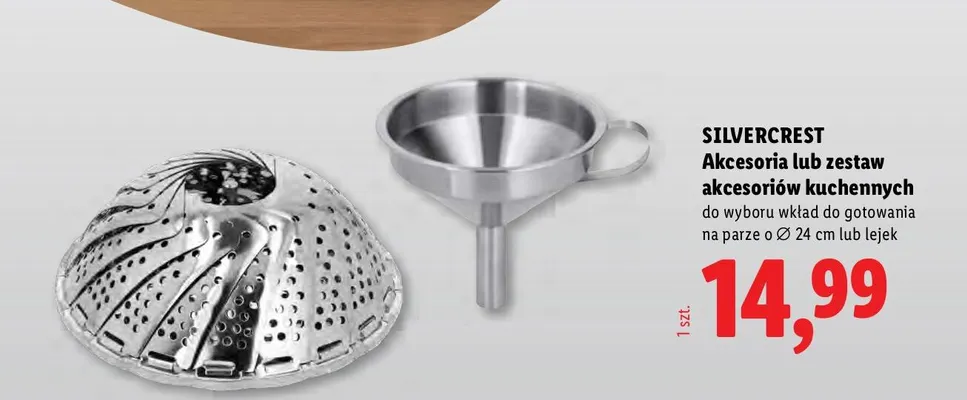 Wkład do gotowania na parze 24 cm Silvercrest promocja w Lidl