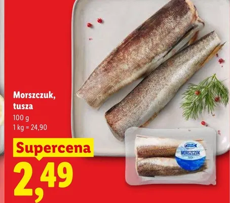 Morszczuk tusza Targ Rybny Lidla promocja w Lidl