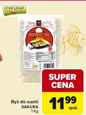 Ryż do sushi sakura promocja w Carrefour
