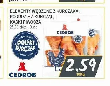 Podudzie z kurczaka Cedrob promocja w Słoneczko