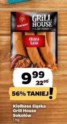 Kiełbasa śląska Grill House Sokołów promocja w Netto
