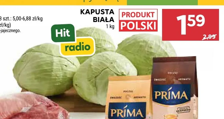 Kapusta biała promocja w Stokrotka