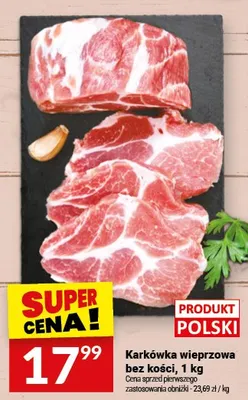 Karkówka wieprzowa bez kości promocja w Twój Market