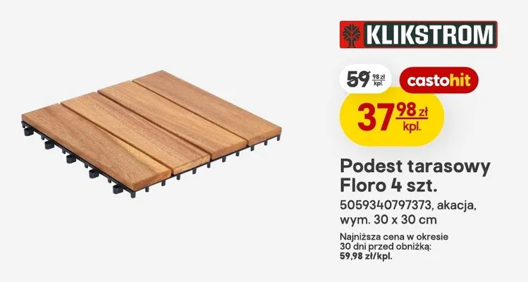 Podest tarasowy Klikstrom Floro 4-pak promocja w Castorama