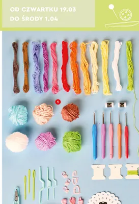 Zestaw do szydełkowania promocja w Biedronka