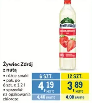Żywiec Zdrój z nutą promocja w Makro