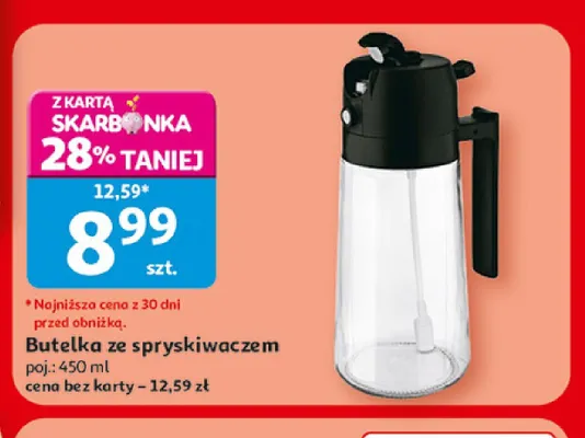 Butelka ze spryskiwaczem promocja w Auchan