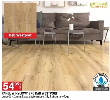 Panel winylowy SPC Dąb Westport promocja w Merkury Market