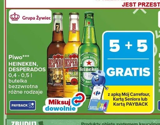Piwo Desperados Original promocja w Carrefour