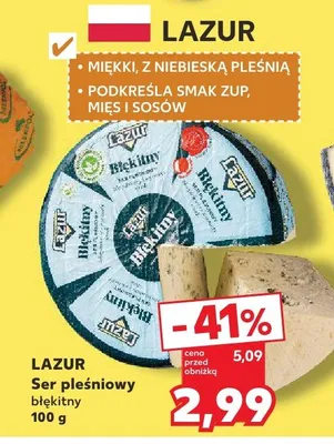 Ser pleśniowy błękitny promocja w Kaufland