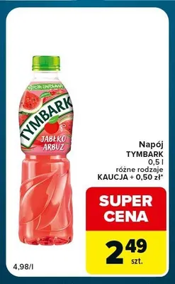 Napój Tymbark jabłko arbuz promocja w Globi