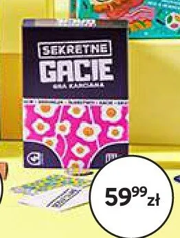 Gra karciana Sekretne Gacie Professor Puzzle promocja w Empik