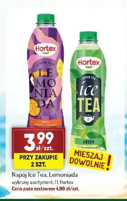 Napój Ice Tea Hortex Green Tea promocja w Avita