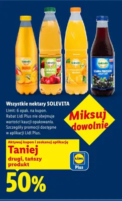 Nektar Solevita promocja w Lidl