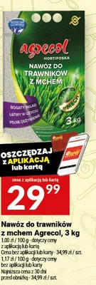 Nawóz do trawników z mchem promocja w Twój Market