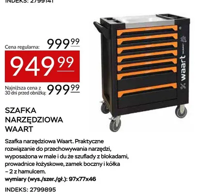 Skrzynka narzędziowa 16" promocja w Abra Meble