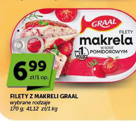 Filety z makreli Graal promocja w Groszek