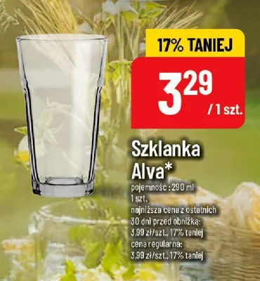 Szklanka Alva promocja w POLOmarket