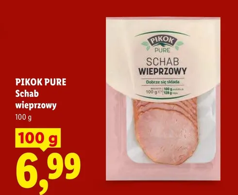 Schab wieprzowy Pikok Pure promocja w Lidl