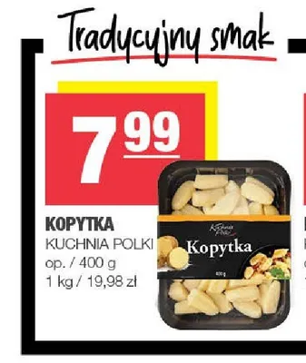 Kopytka Kuchnia Polki promocja w SPAR