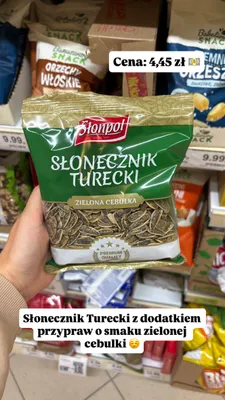 Słonecznik turecki Słonpol zielona cebulka promocja w Dino