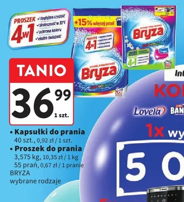 Proszek do prania Bryza promocja w Intermarche