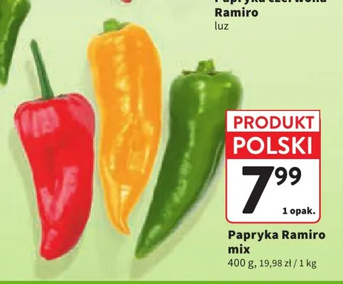 Papryka Ramiro mix promocja w Intermarche