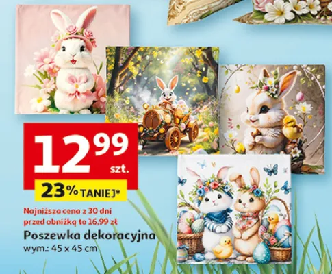 Poszewka dekoracyjna promocja w Auchan
