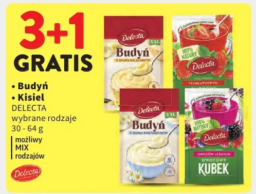 Kisiel wybrane rodzaje promocja w Intermarche