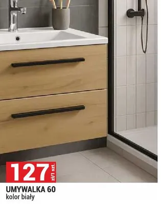 Umywalka 60 kolor biały promocja w Merkury Market