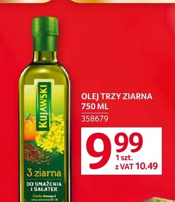 Olej rzepakowy 3 ziarna Kujawski promocja w Selgros