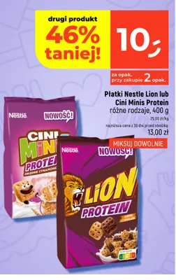 Płatki Nestle Cini Minis Protein promocja w Dealz