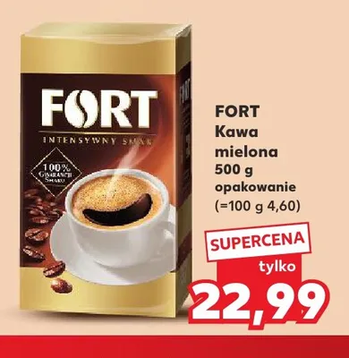 Kawa mielona Fort promocja w Kaufland